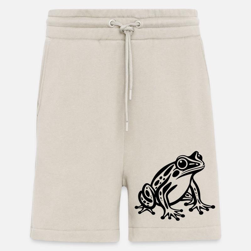 Grenouille - Short bio décontracté fabriqué en UE - WARM CLAY