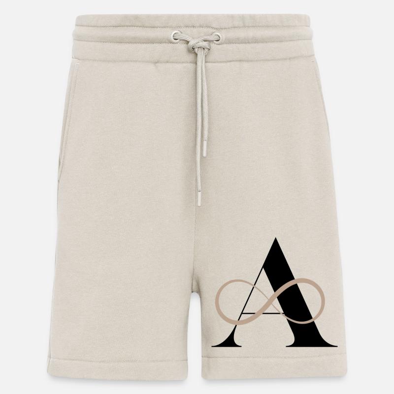 Buchstabe bis unendlich - Shorts - made by SPREAD - WARM CLAY