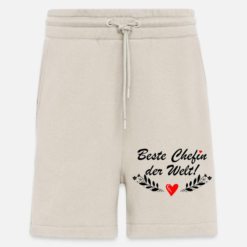 Beste Chefin der Welt - Shorts - made by SPREAD - WARM CLAY