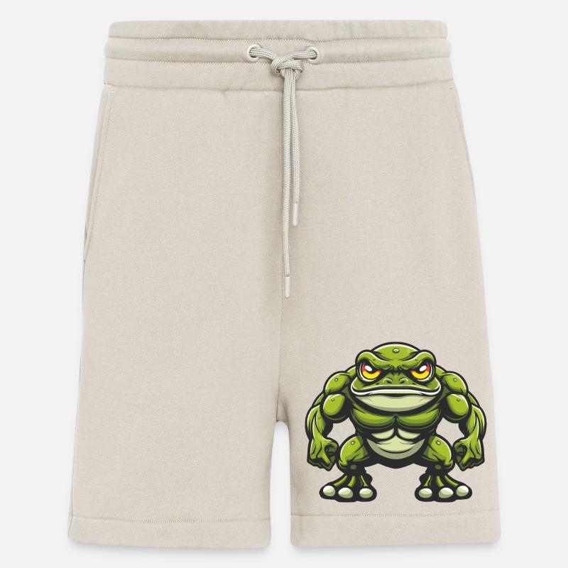 Frog Comic - Shorts - made by SPREAD - WARM CLAY