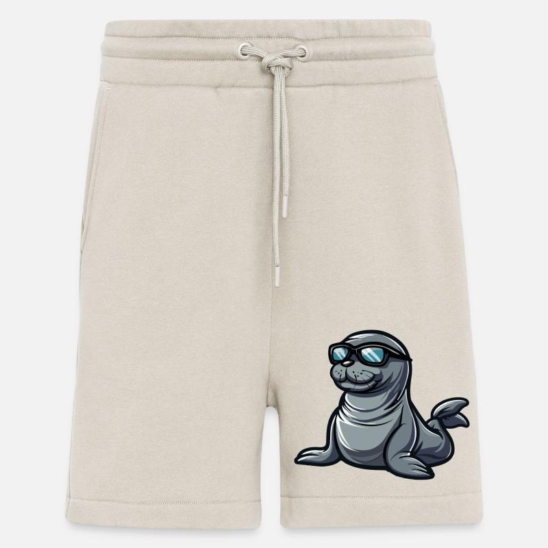 Robbe Tier Comic Cool - Shorts - made by SPREAD - WARM CLAY