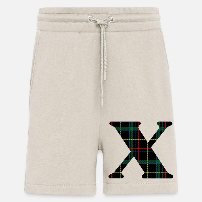Monogramm x Schottischer Tartan - Shorts - made by SPREAD - WARM CLAY