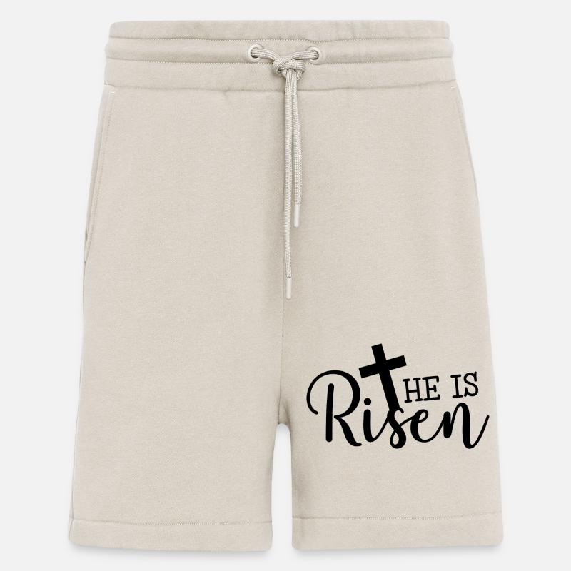 He is risen - Shorts - made by SPREAD - WARM CLAY