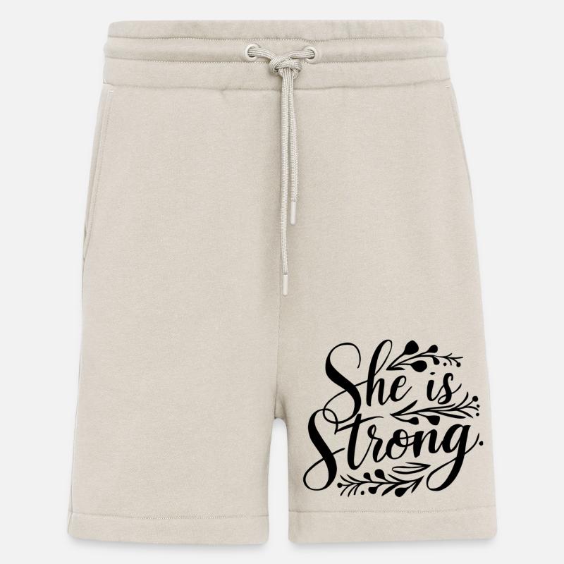 Sie ist stark - Shorts - made by SPREAD - WARM CLAY