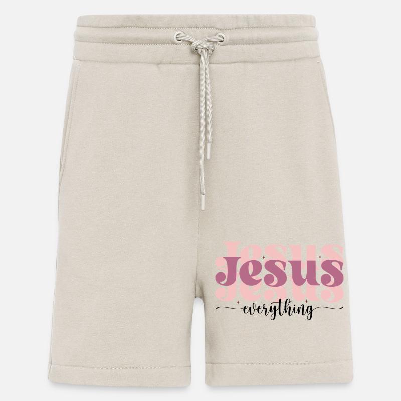 Jesus over everything - Shorts - made by SPREAD - WARM CLAY