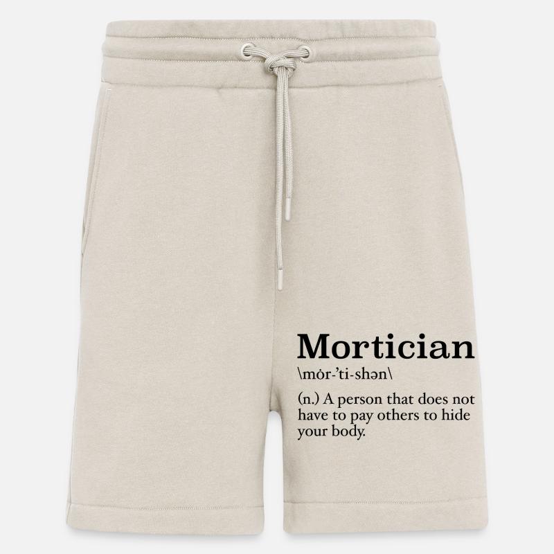 Bestatter Definition Studentin der Leichenkunde - Shorts - made by SPREAD - WARM CLAY