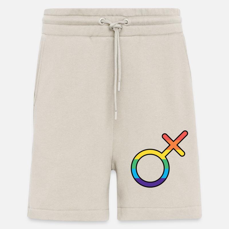 Trans Male Pride - Shorts - made by SPREAD - WARM CLAY