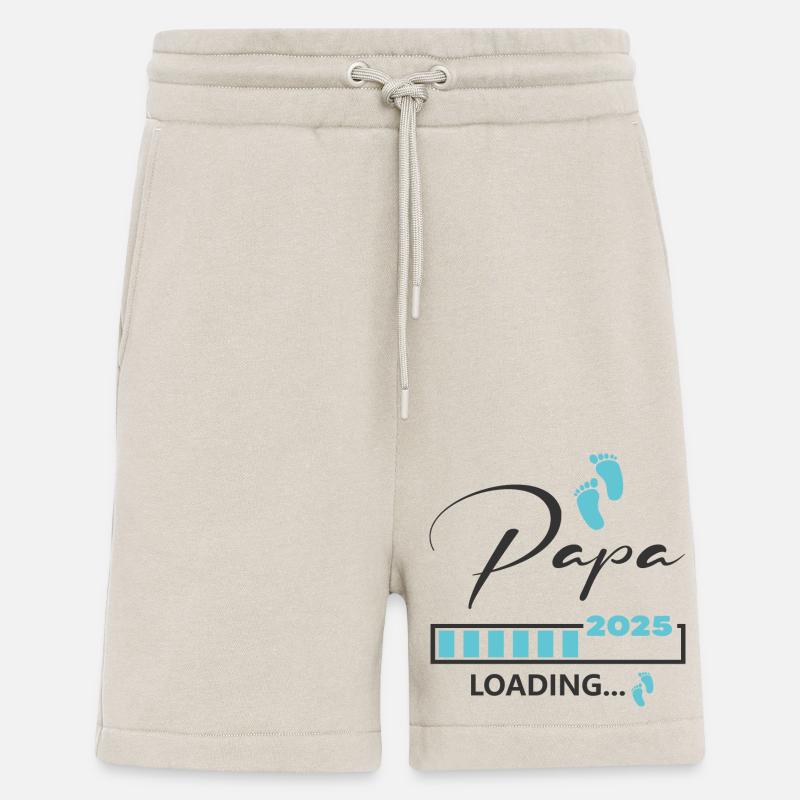 Papa 2025 loading - Shorts - made by SPREAD - WARM CLAY