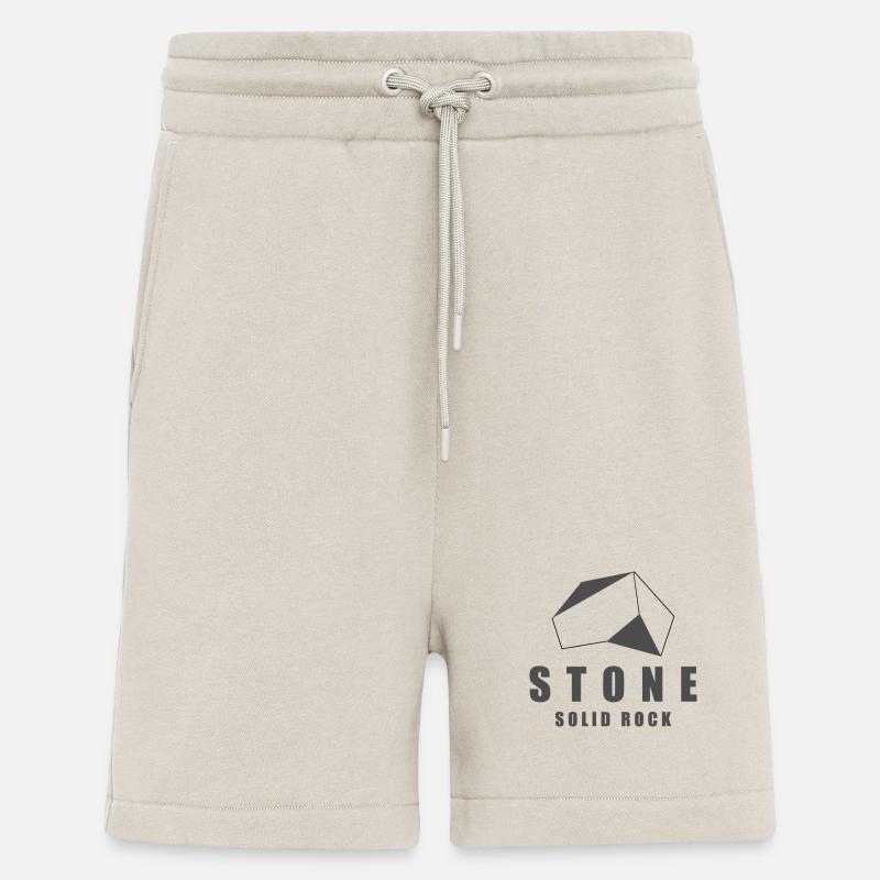 Stone solid rock - Shorts - made by SPREAD - WARM CLAY