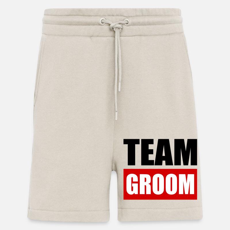 Team groom - Short bio décontracté fabriqué en UE - WARM CLAY