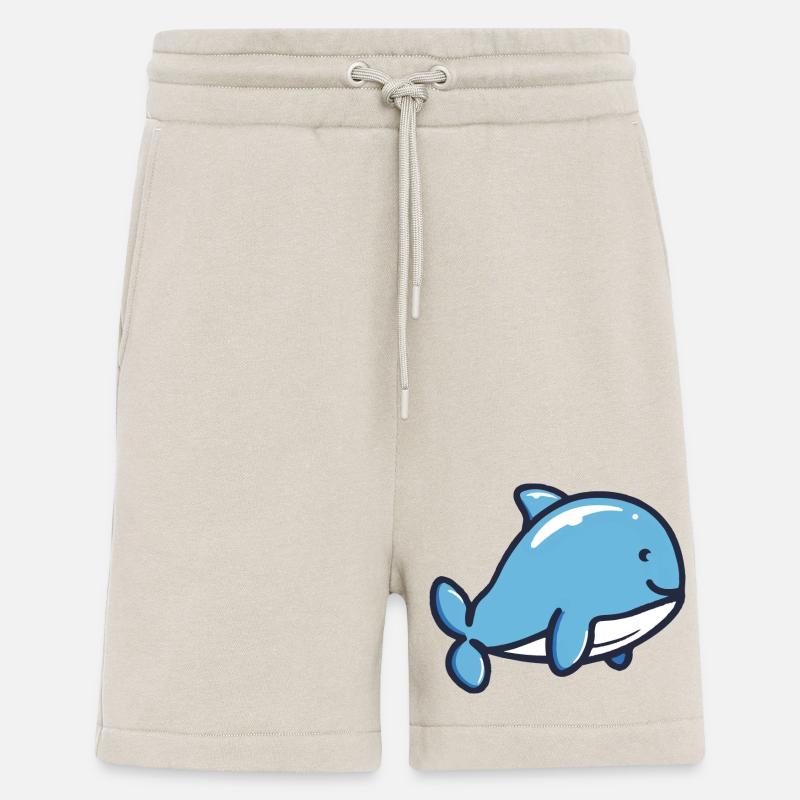 Bébé baleine - Short bio décontracté fabriqué en UE - WARM CLAY