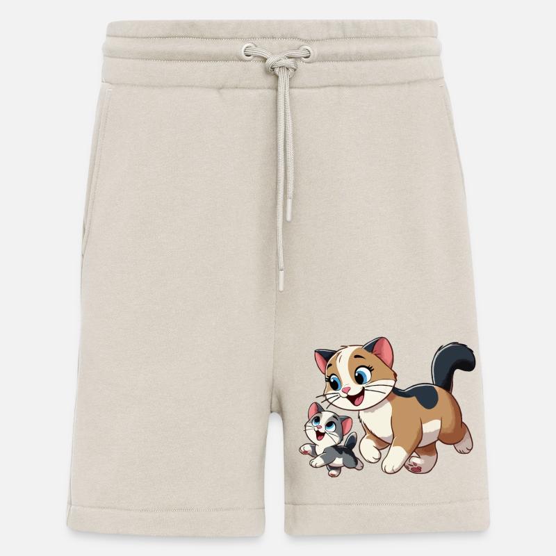 Englisch Kurzhaar Mutter und Kind - Shorts - made by SPREAD - WARM CLAY