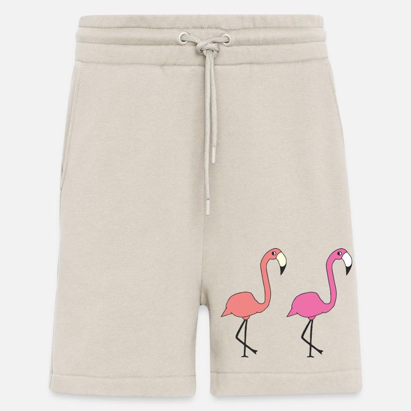 flamingo freunde - Shorts - made by SPREAD - WARM CLAY