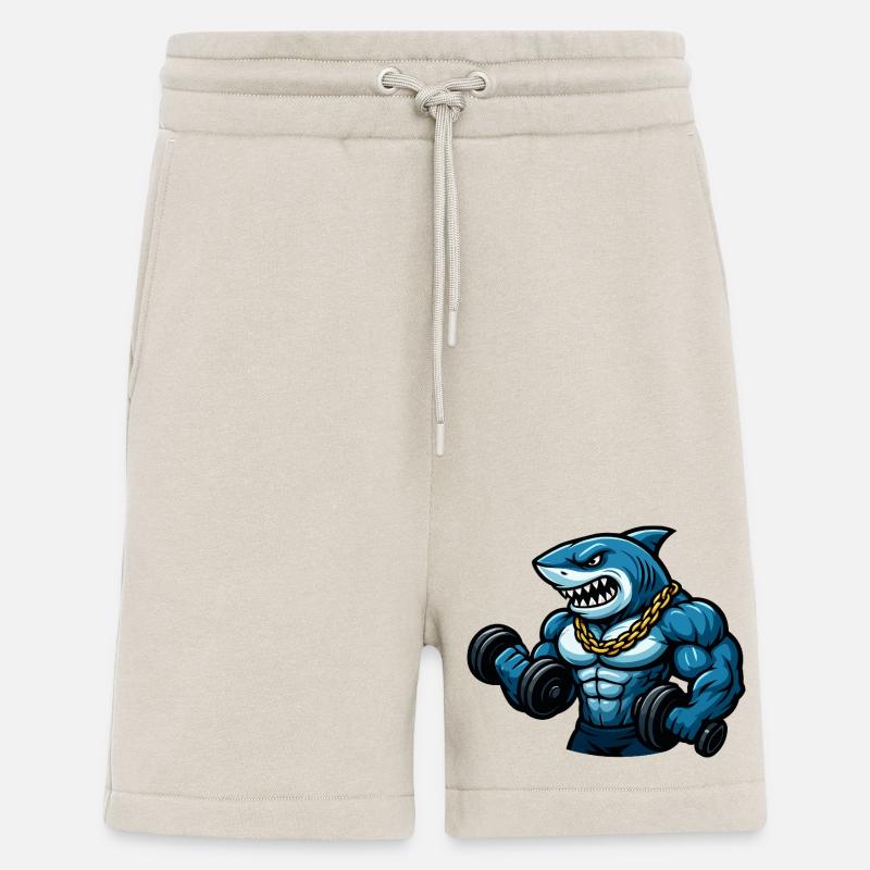 hai bodybuilder comic - Shorts - made by SPREAD - WARM CLAY
