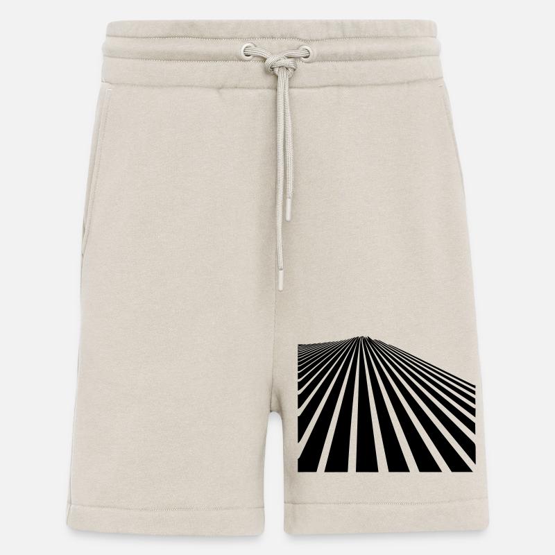 lignes - Short bio décontracté fabriqué en UE - WARM CLAY