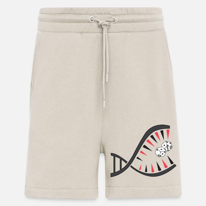 Backgammon DNA Piranha – Einzigartiges - Shorts - made by SPREAD - WARM CLAY