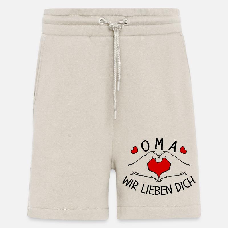 Oma wir lieben Dich - Shorts - made by SPREAD - WARM CLAY