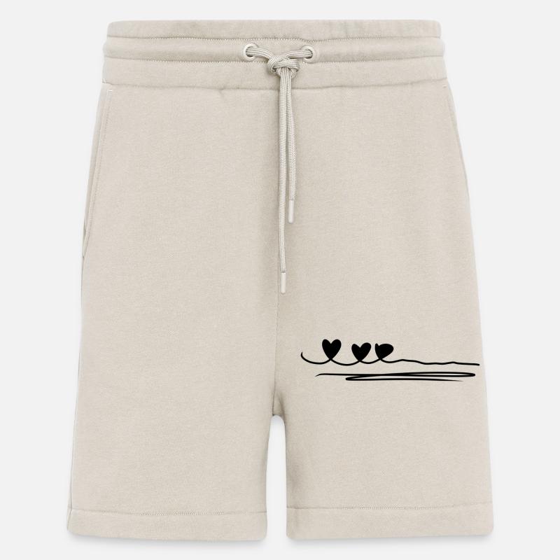 drei Herzen Linie - Shorts - made by SPREAD - WARM CLAY