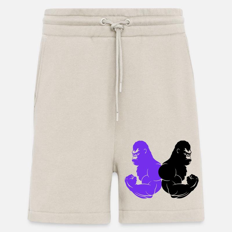 gorille - Short bio décontracté fabriqué en UE - WARM CLAY