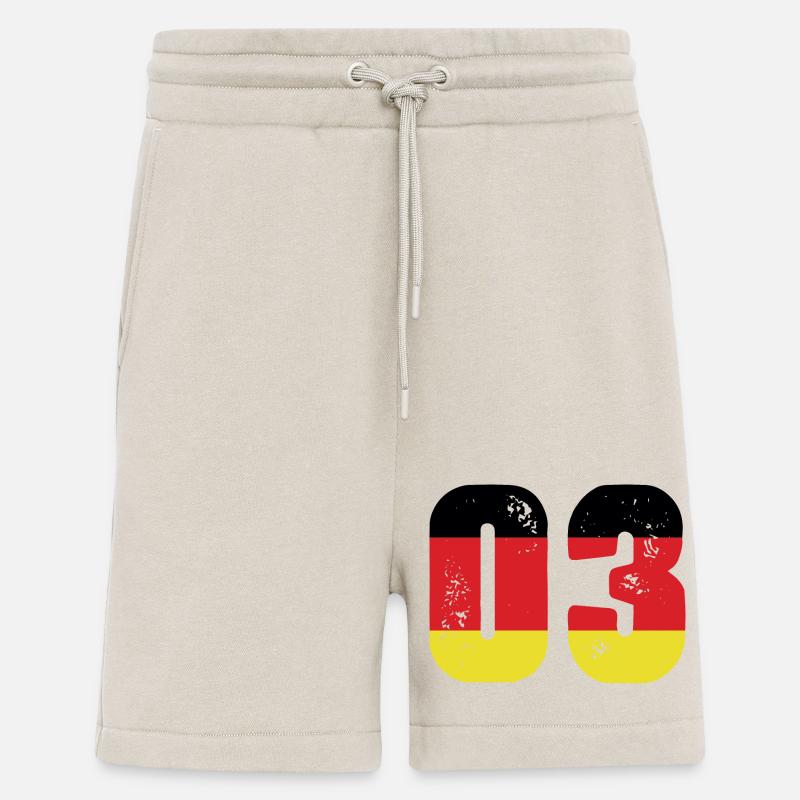 3 Number Jersey Germany - Shorts - made by SPREAD - WARM CLAY