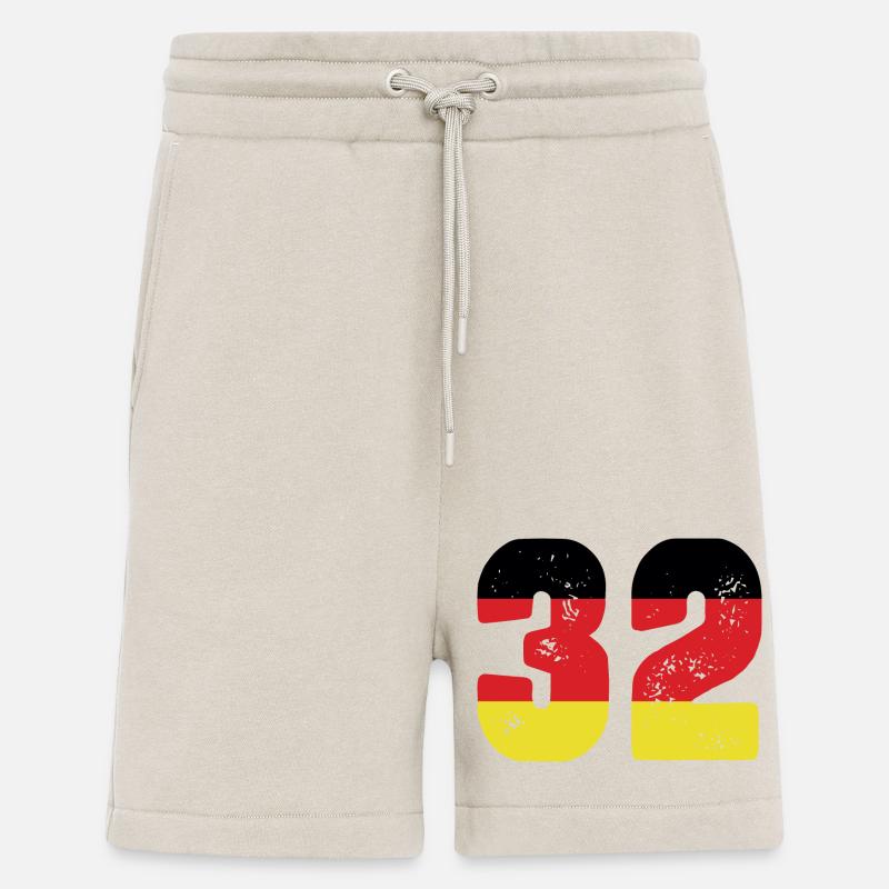 Maillot 32 numéros Allemagne - Short bio décontracté fabriqué en UE - WARM CLAY