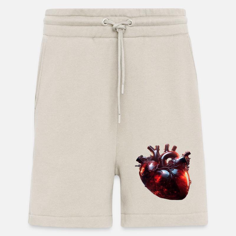 Herz aus Glas - Shorts - made by SPREAD - WARM CLAY