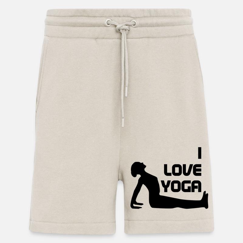 Yoga Méditation Spa Namaste - Short bio décontracté fabriqué en UE - WARM CLAY