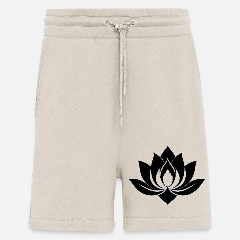 Schwarzer Lotus - Shorts - made by SPREAD - WARM CLAY