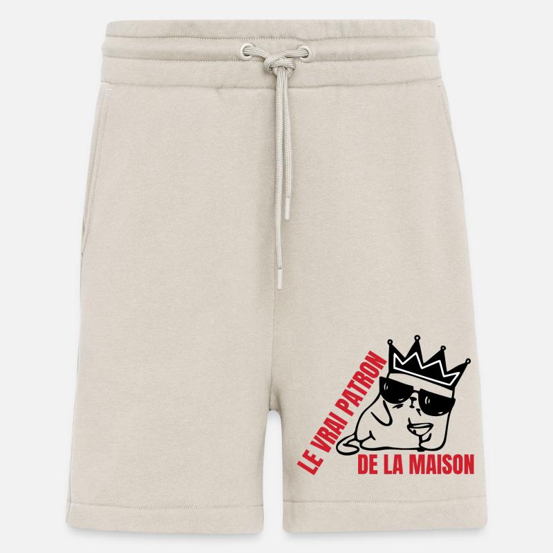 Der wahre Chef des Katzenhauses - Shorts - made by SPREAD - WARM CLAY