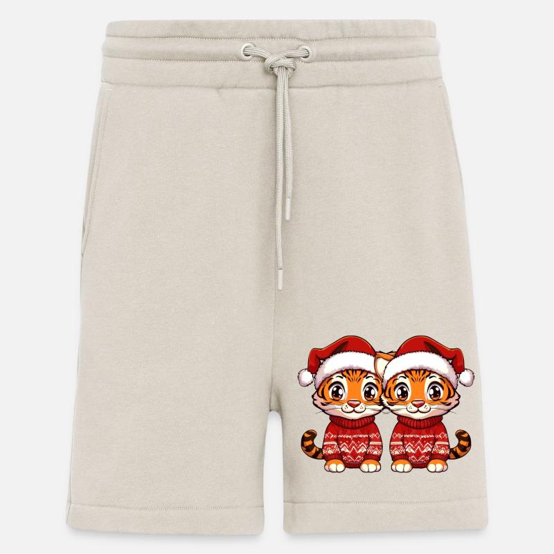 L’équipe de Noël des Tigres - Short bio décontracté fabriqué en UE - WARM CLAY