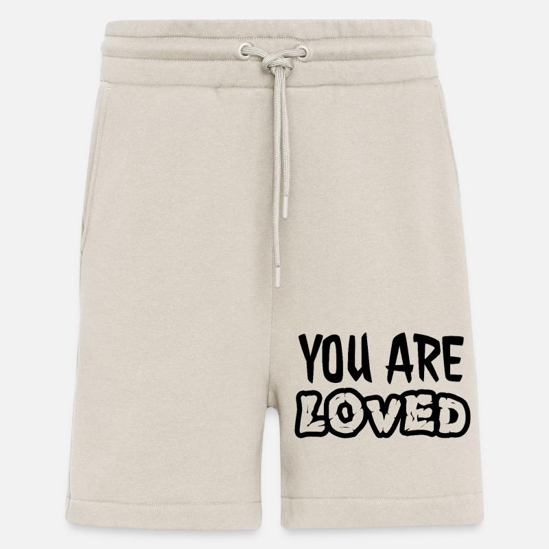 Vous êtes aimé - Short bio décontracté fabriqué en UE - WARM CLAY