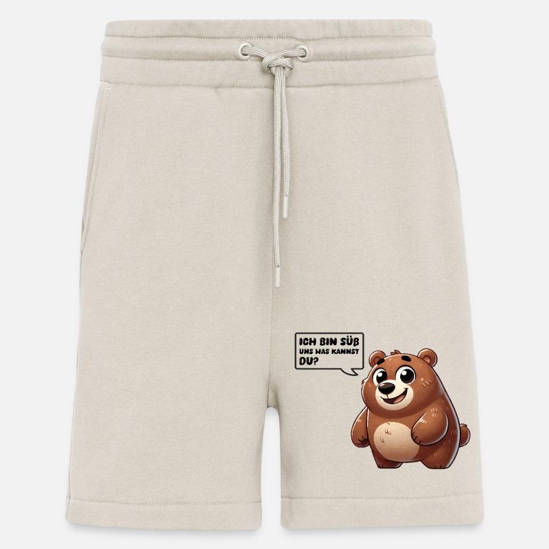 Bear Comic Cute - Shorts - made by SPREAD - WARM CLAY