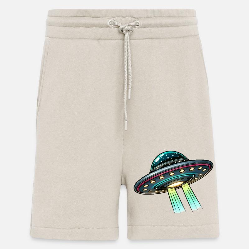 Ufo Untertasse Comic - Shorts - made by SPREAD - WARM CLAY