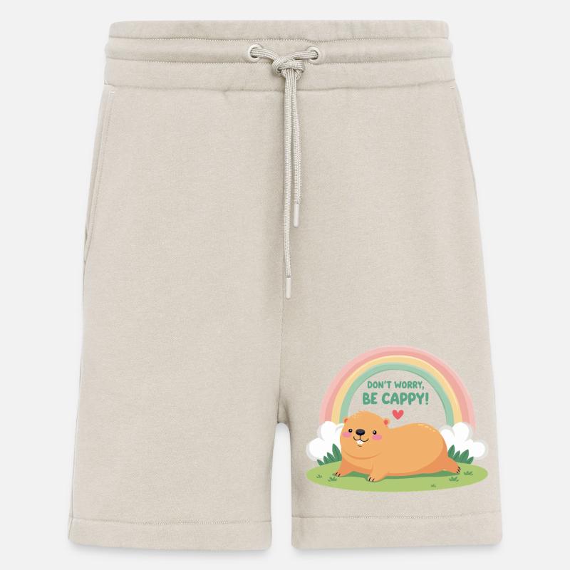 Dont Worry Be Cappy - Shorts - made by SPREAD - WARM CLAY