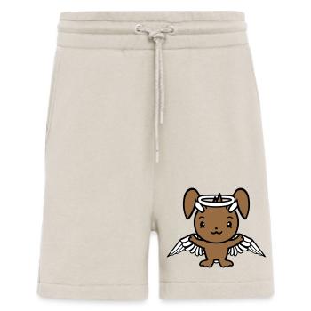 Hase Engel Heilig Himmel Flügel Gut fliegen Liebe - Shorts - made by SPREAD - WARM CLAY - Vorne