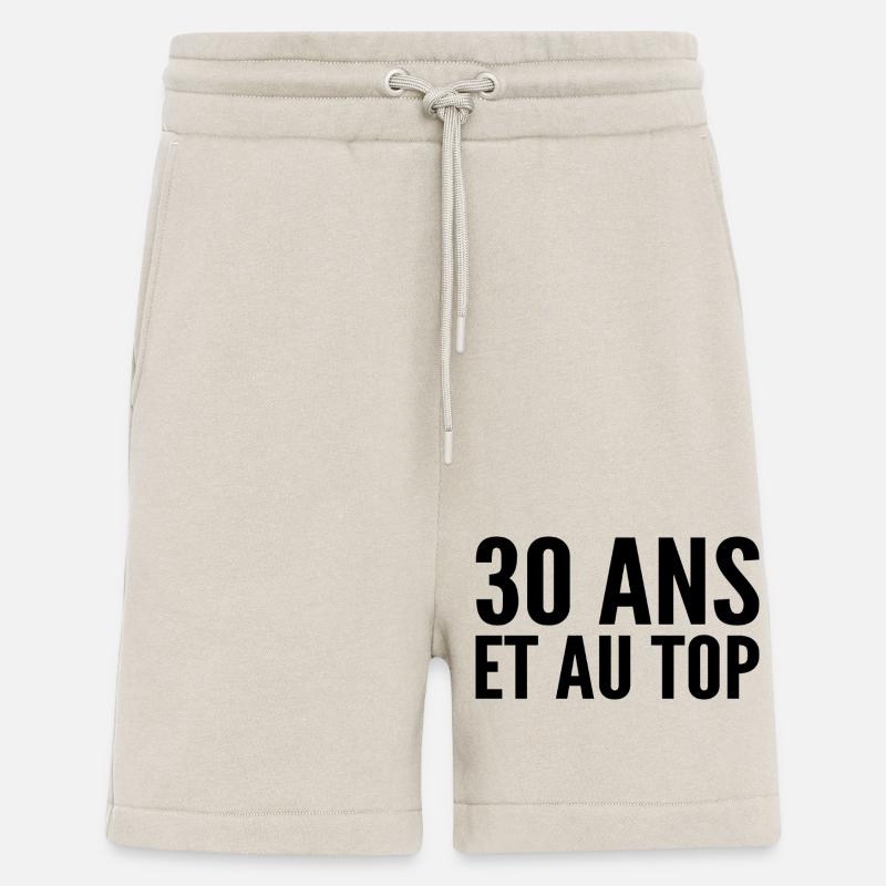 30 ans et au top - Short bio décontracté fabriqué en UE - WARM CLAY