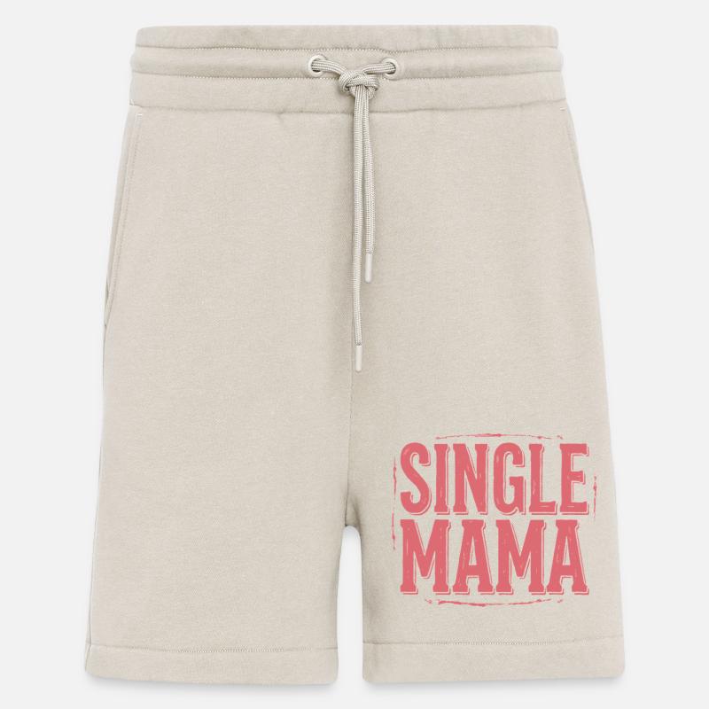 Single Mama Power Spruch - Shorts - made by SPREAD - WARM CLAY