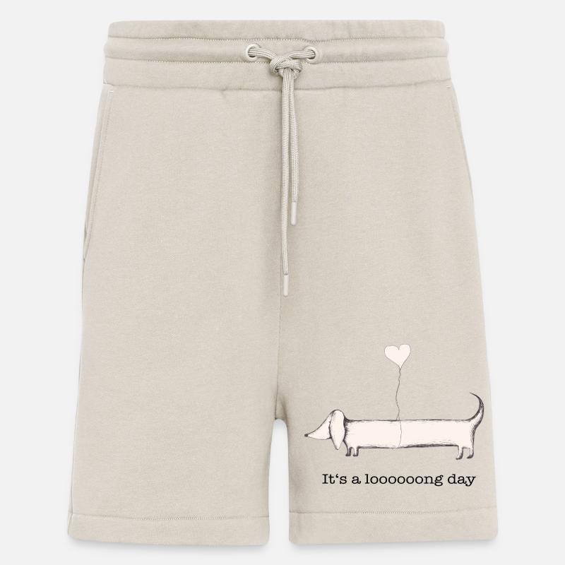 Dackel: it‘s a long day - Shorts - made by SPREAD - WARM CLAY