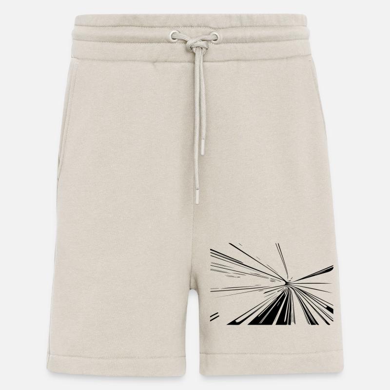 Lignes Vector Splash - Short bio décontracté fabriqué en UE - WARM CLAY