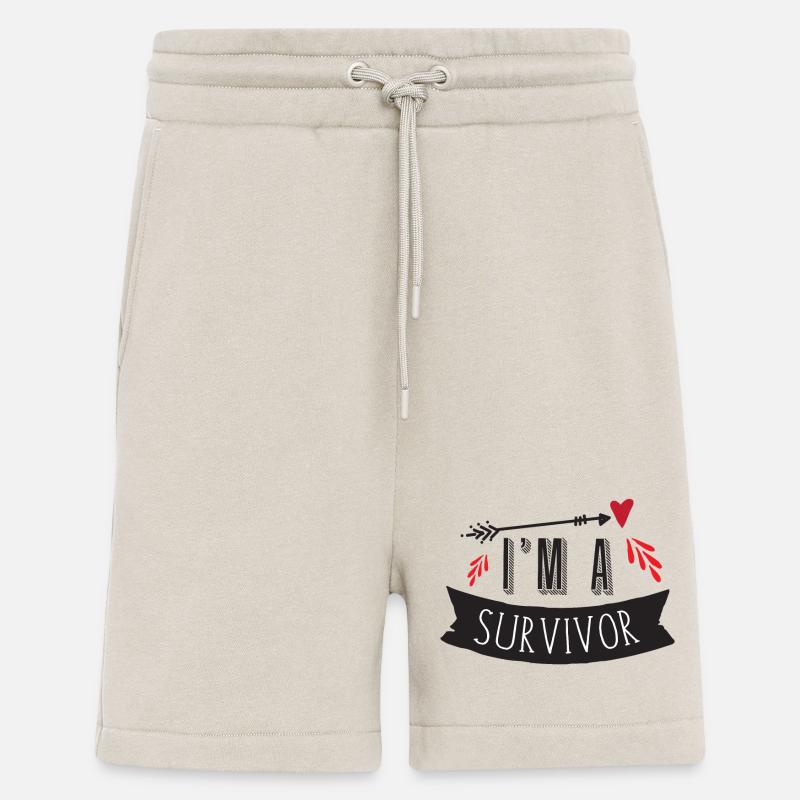 Ich bin ein Überlebender - Shorts - made by SPREAD - WARM CLAY