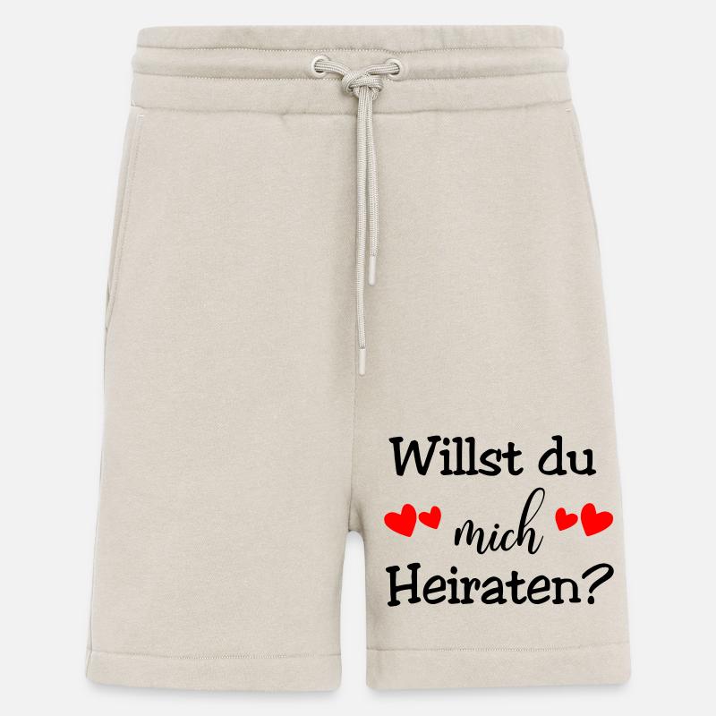 Willst du mich Heiraten - Shorts - made by SPREAD - WARM CLAY