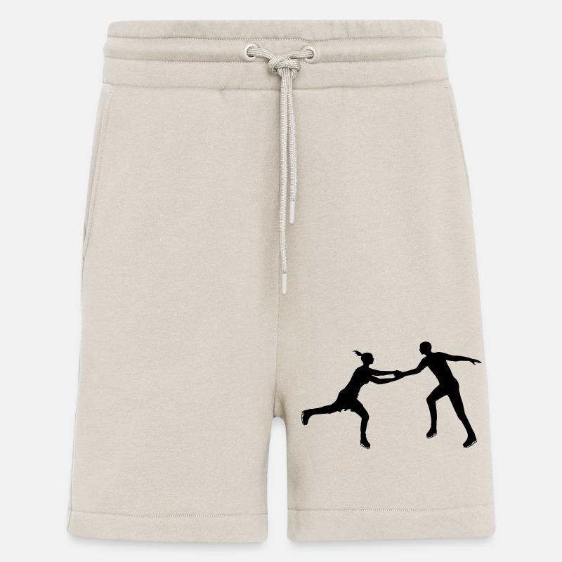 Eiskunstlauf Paar im Einklang - Shorts - made by SPREAD - WARM CLAY