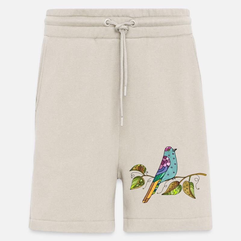 Bunter Vogel - Shorts - made by SPREAD - WARM CLAY