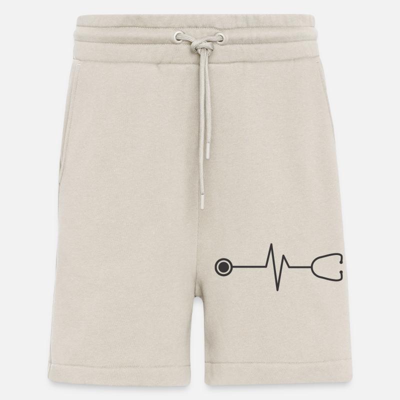 Herzschlag Doktor Arzt - Shorts - made by SPREAD - WARM CLAY