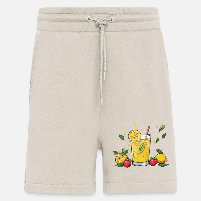Glas Limonade mit Minze - Shorts - made by SPREAD - WARM CLAY