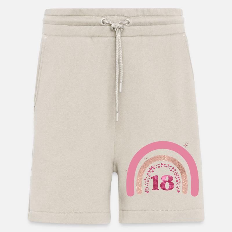 18th Birthday Rainbow Rose - Shorts - made by SPREAD - WARM CLAY