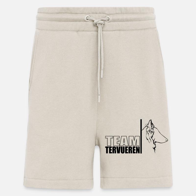 TEAM Tervueren Chien Chien Wilsigns - Short bio décontracté fabriqué en UE - WARM CLAY