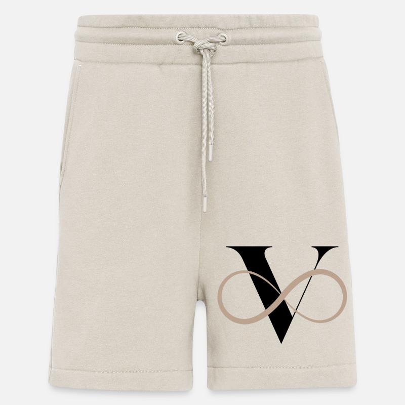 Unendlicher Buchstabe V - Shorts - made by SPREAD - WARM CLAY