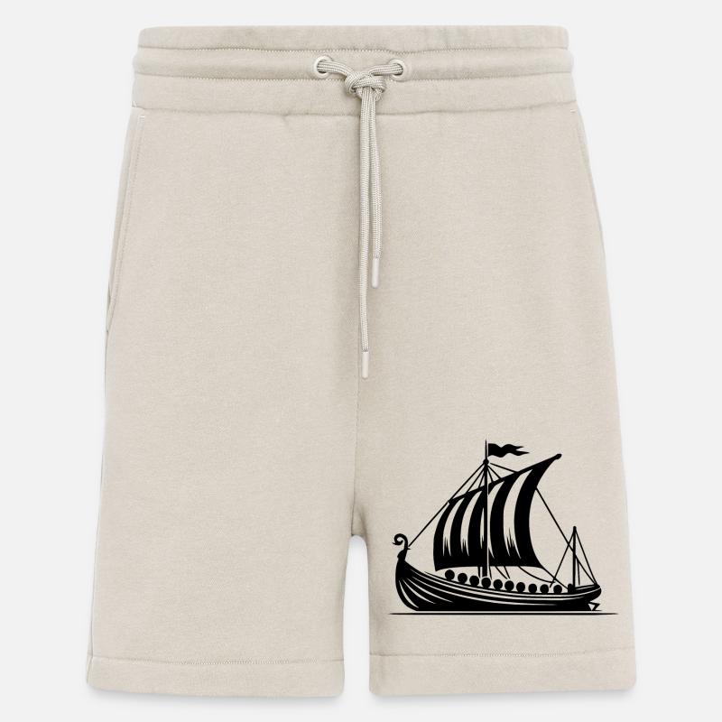 Drachenboot Wikinger Style Segel Design - Shorts - made by SPREAD - WARM CLAY