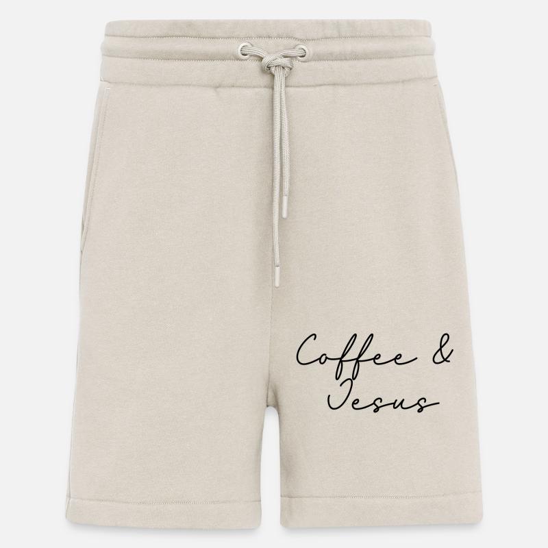 Café Jésus - Short bio décontracté fabriqué en UE - WARM CLAY